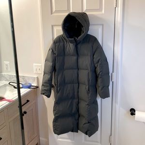 Uniqlo seamless down long jacket